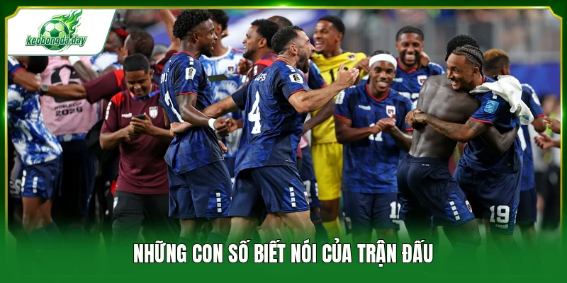 Những con số biết nói của trận đấu